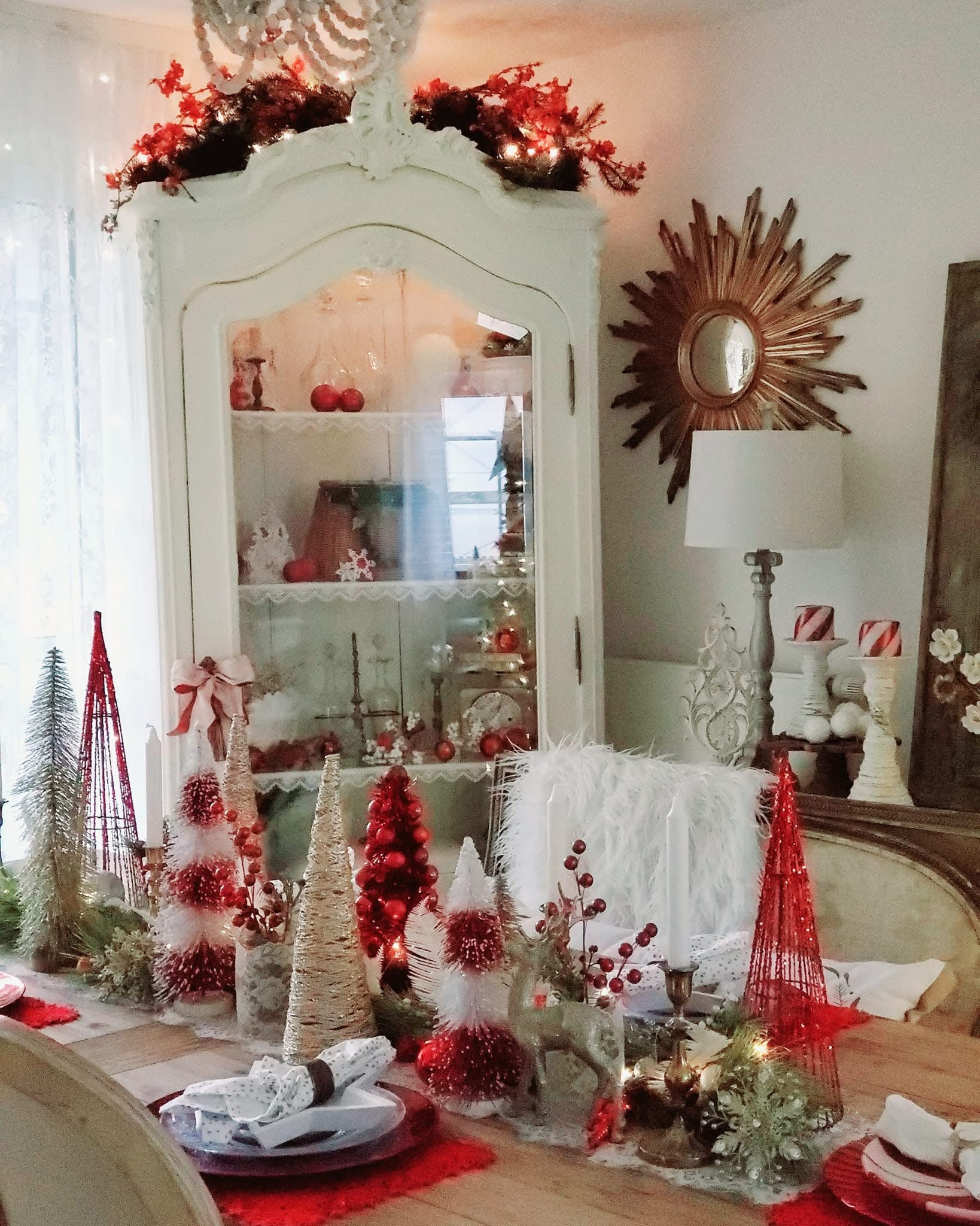 Interior holiday decorating installation 10