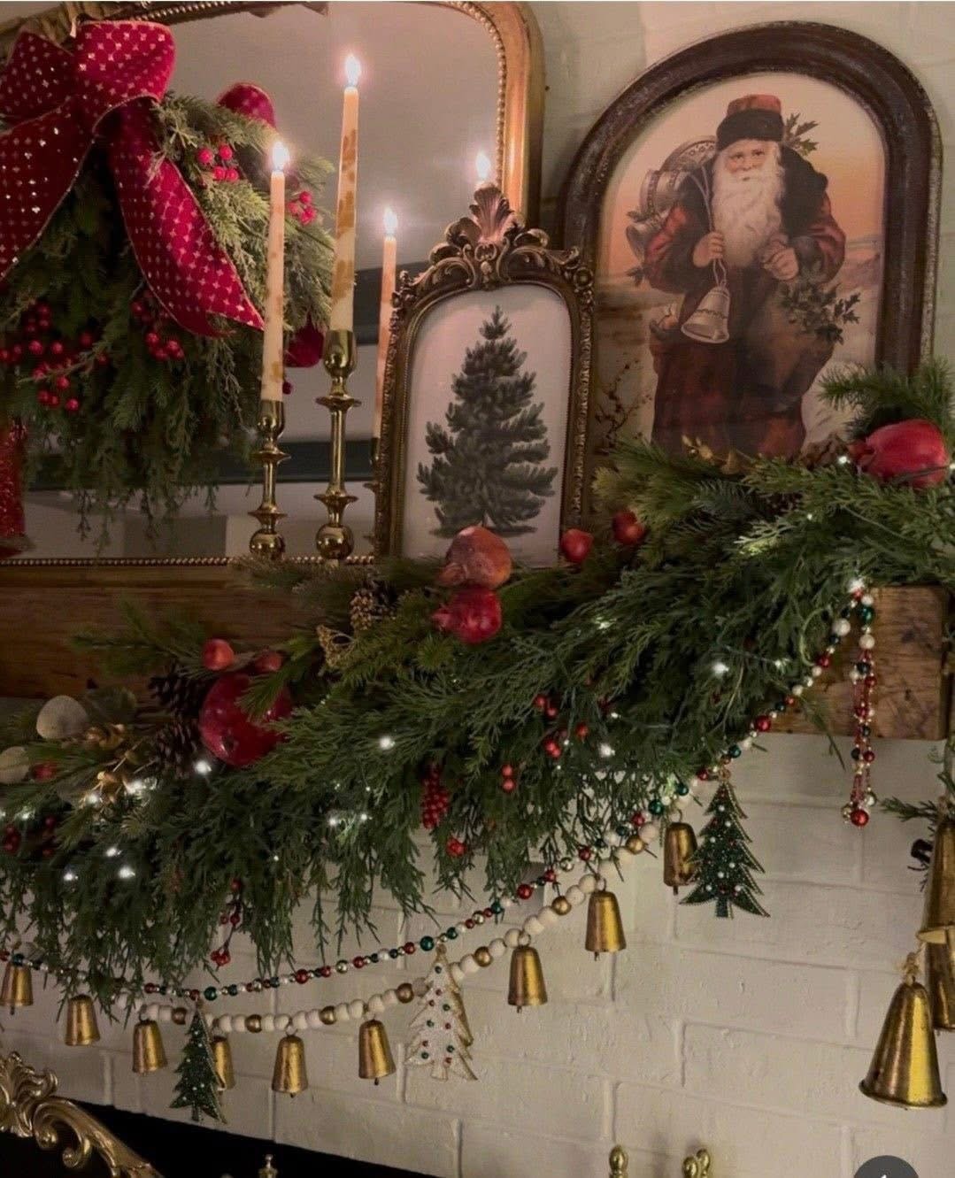 Interior holiday decorating installation 19